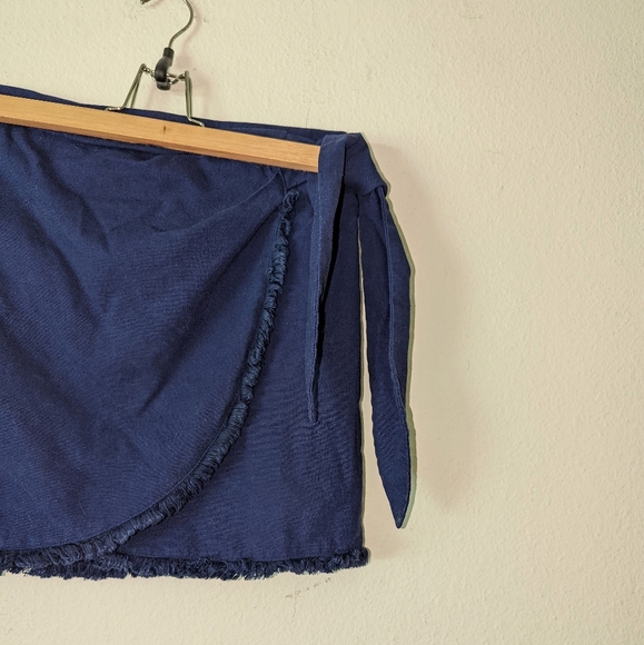 Lulu's Marguerite Wrap Mini Skirt - Picture 3 of 10